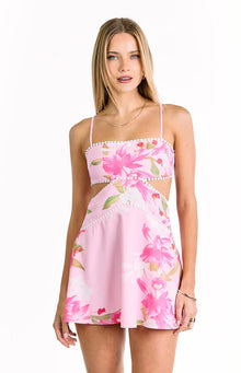 Josie Floral Mini Dress | Pink