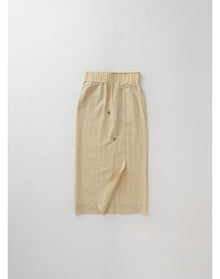 Jovian | Linen Wrap Skirt | Champagne