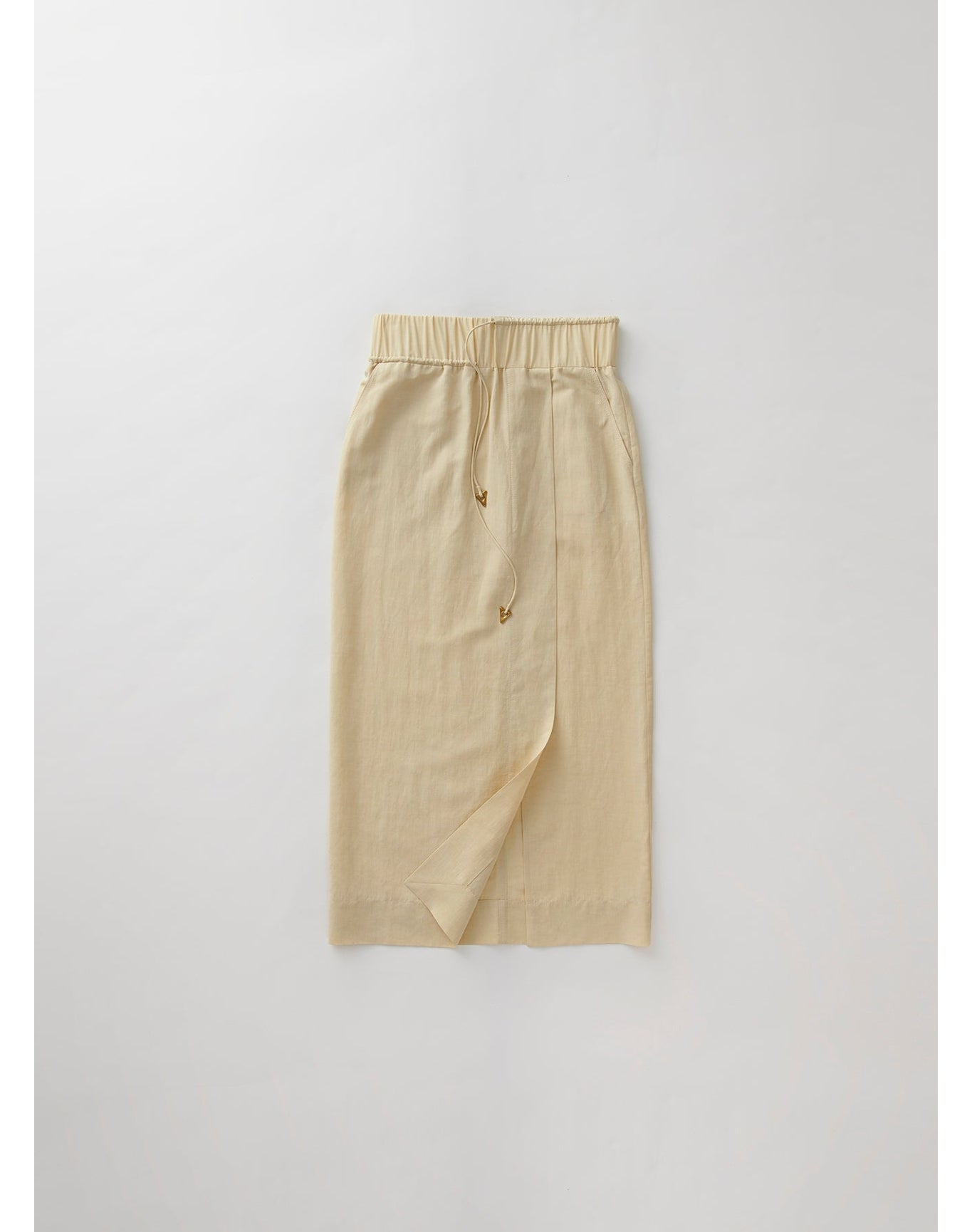 Jovian | Linen Wrap Skirt | Champagne
