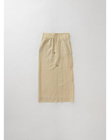 Jovian | Linen Wrap Skirt | Champagne