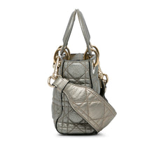 Dior Pre-Owned Mini Lambskin Cannage Supple Lady Dior | Women | Gray