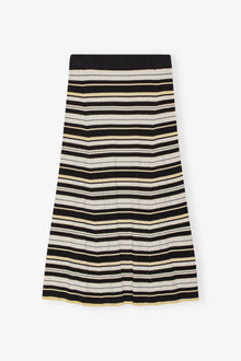 Future Viscose Rib Long Skirt | Multicolor