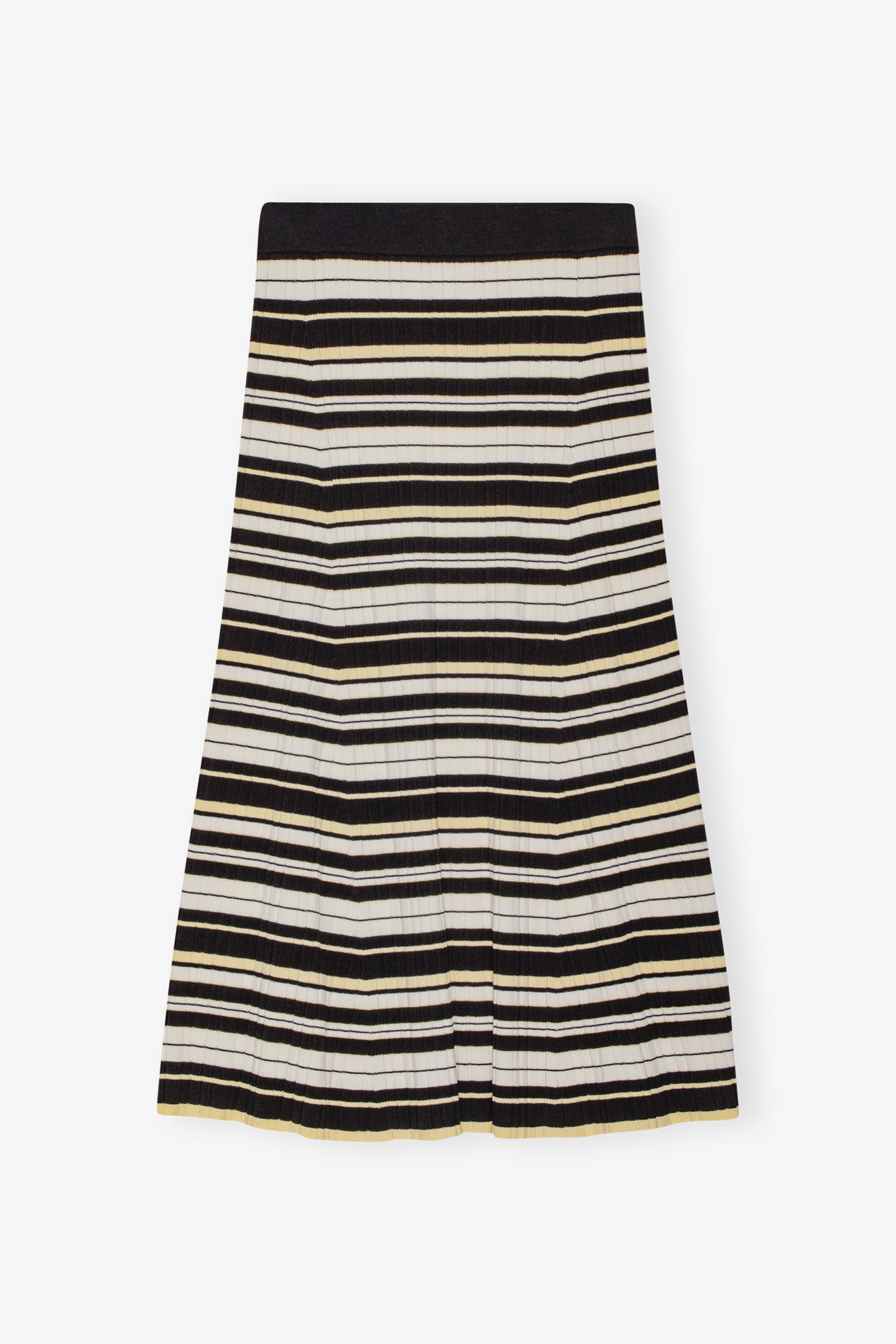 Future Viscose Rib Long Skirt | Multicolor