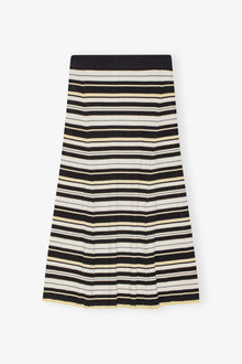 Future Viscose Rib Long Skirt | Multicolor