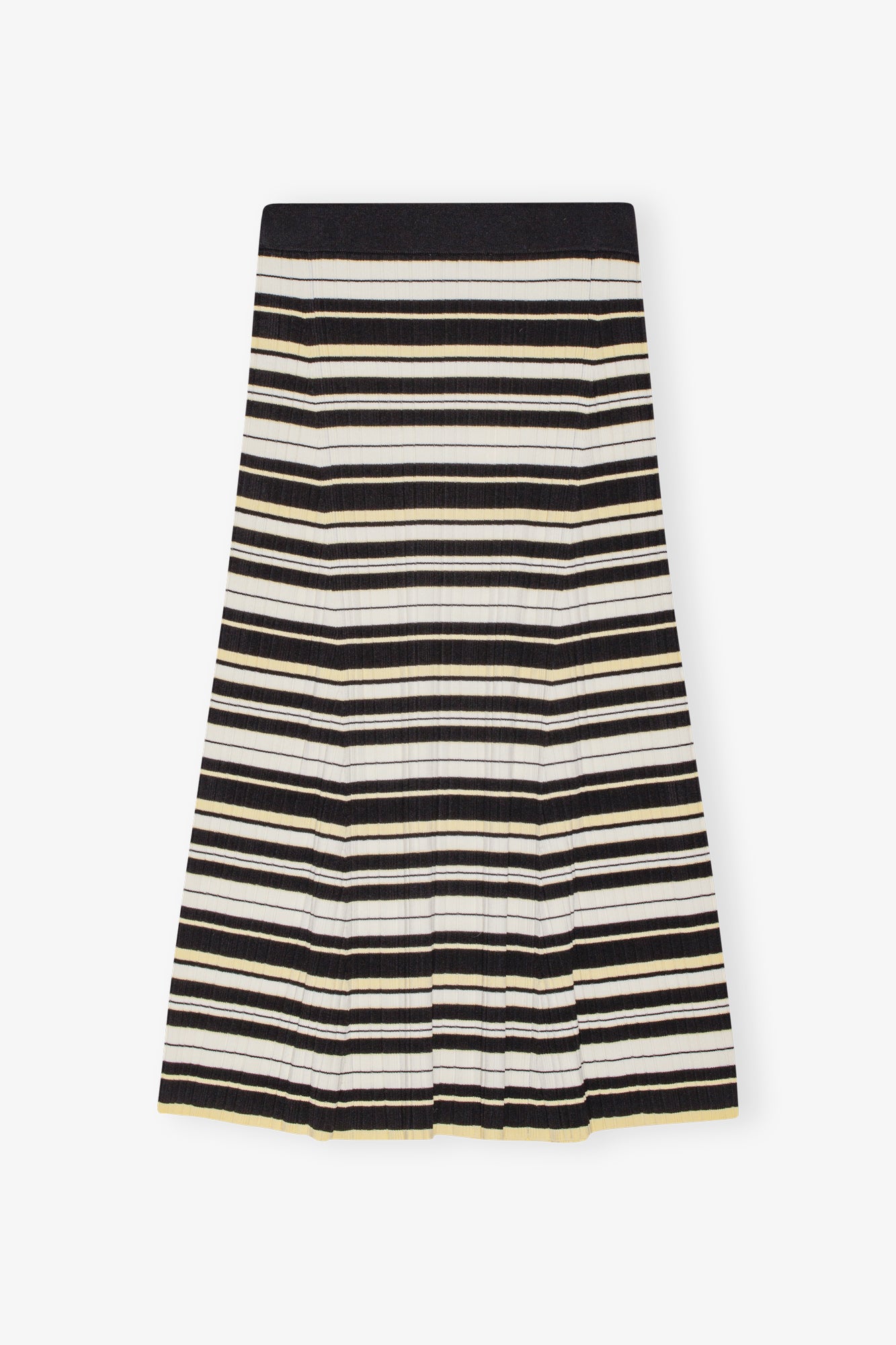 Future Viscose Rib Long Skirt | Multicolor