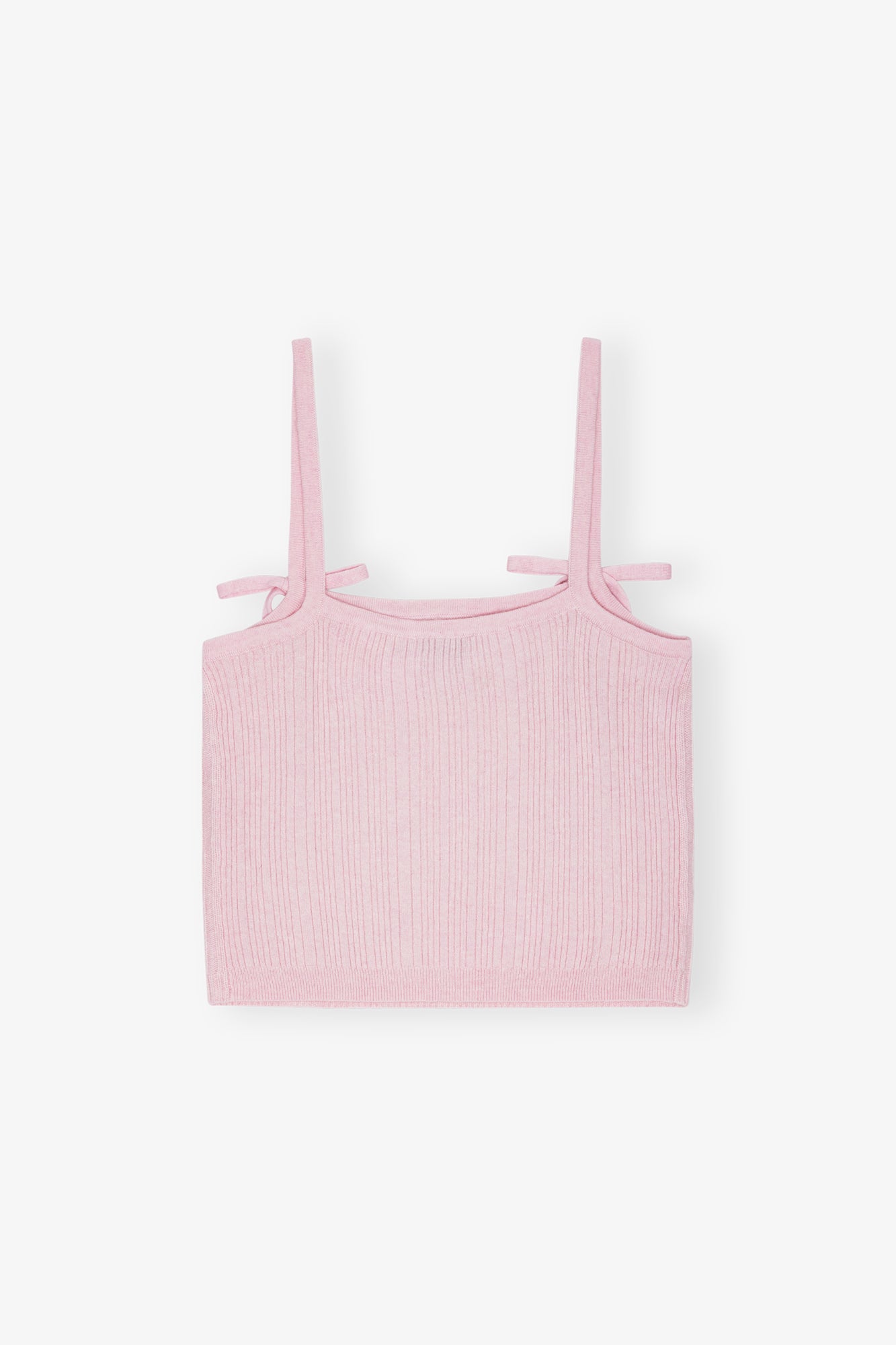 Cashmere Mix Strap Top | Mauve Chalk