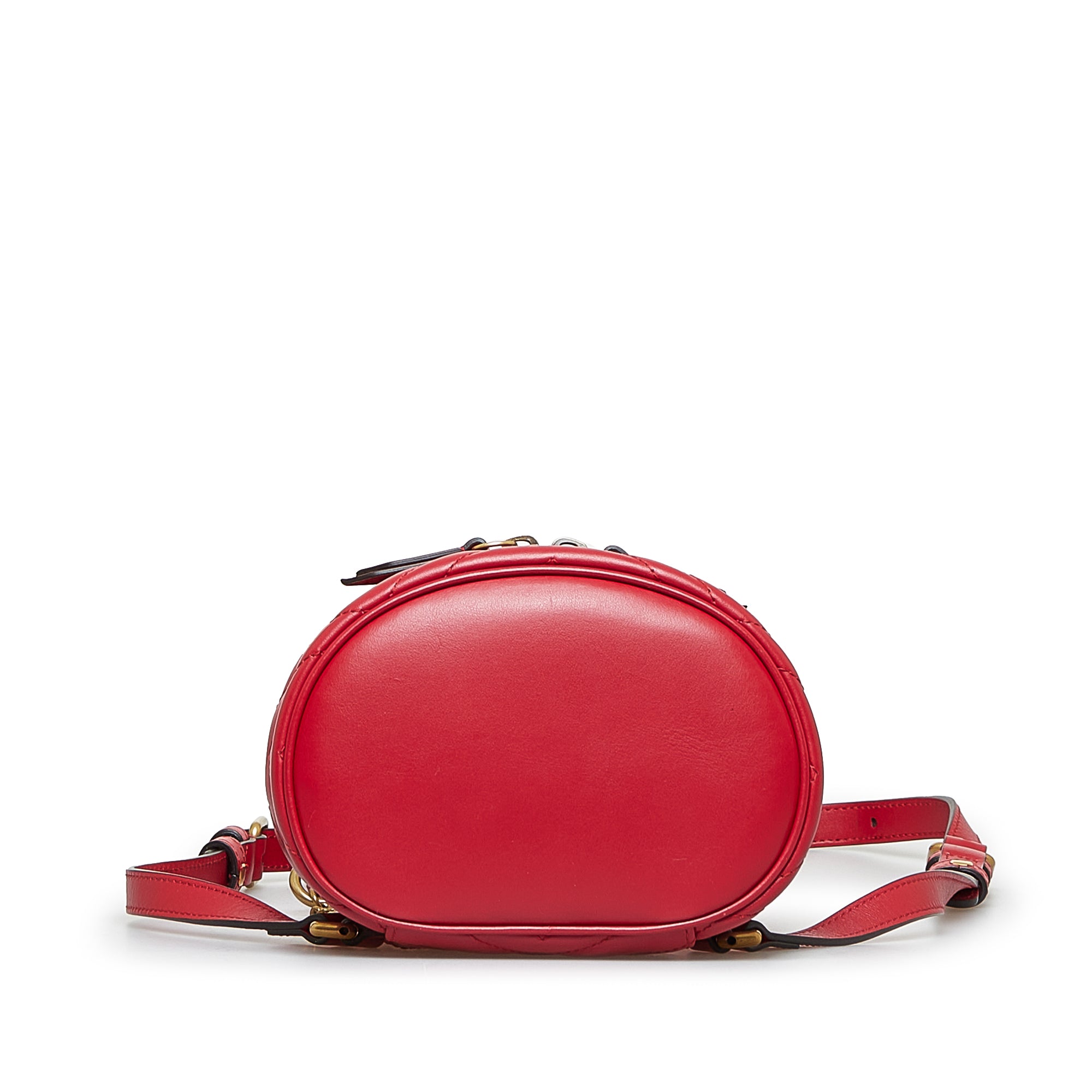 Gucci Pre-Owned GG Marmont Round Backpack | Women | Red