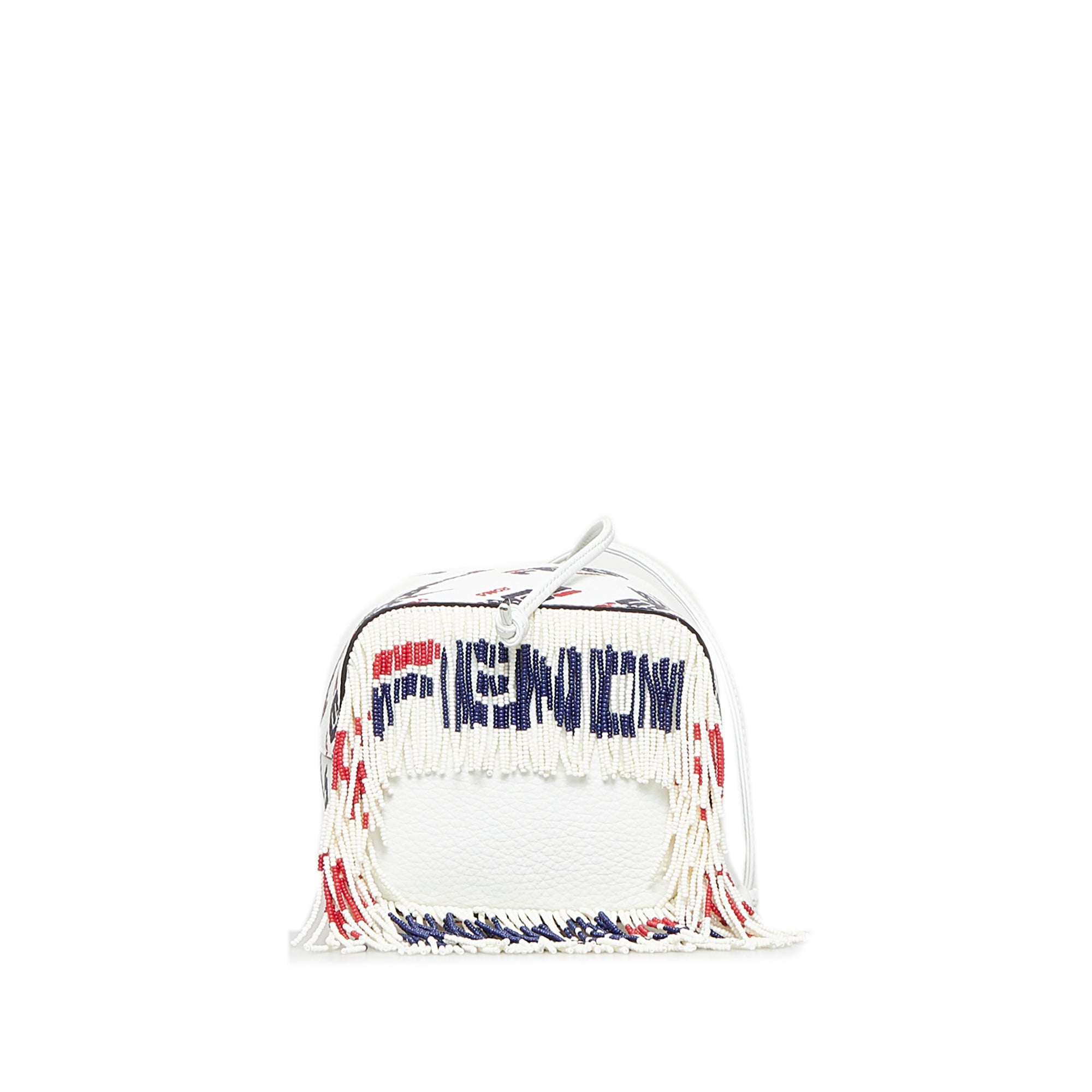 Fendi Pre-Owned Fendi X Fila Mania Mini Mon Tresor Bucket Bag | Women | White x Multi