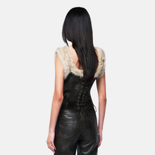 OW Collection KENDRA Top Top 237 - Distressed Black