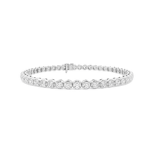 Womens | Tennis Bracelet - IV | 14K White Gold | 5 CTW Round Cut Lab Grown Diamond | G-SI