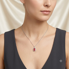 Womens | Halo Solitaire Pendant Necklace | 14K Two Tone Gold | 2.6 CTW Round Cut Lab Grown Diamond | F-VS