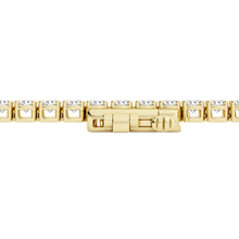 Womens | Tennis Bracelet - I | 14K Yellow Gold | 3 CTW Round Cut Lab Grown Diamond | F-VS2