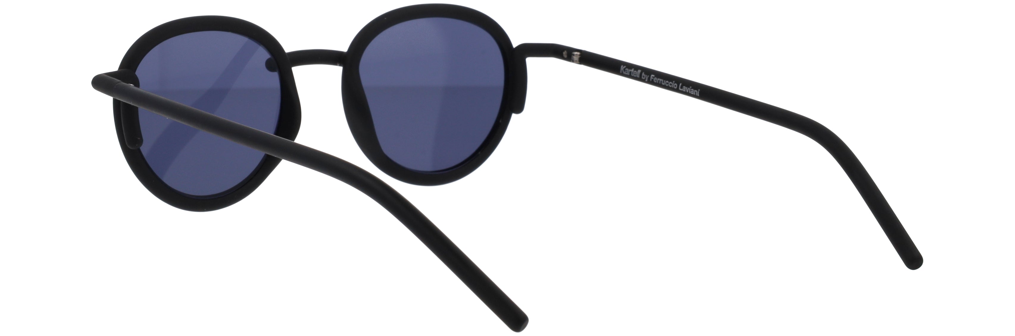 Unisex | Segmenti Oval Sunglasses | Black Lens | Black