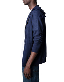 Men | Clash Cp Spi Cardigan Cachemir | Marine