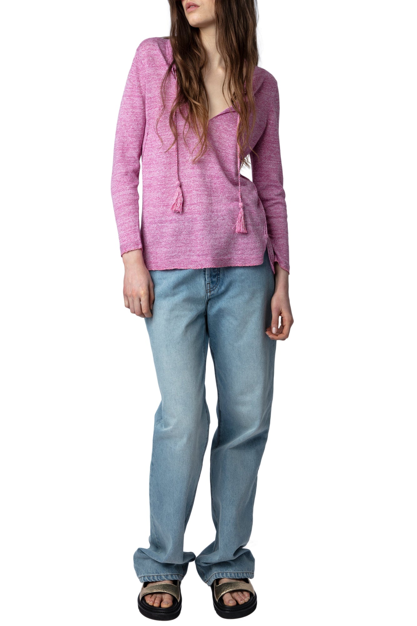 Amber LI Sweater | Rose