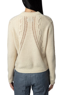 Morley We Cable Sweater | Vanilla