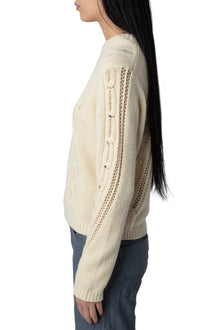 Morley We Cable Sweater | Vanilla