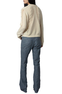 Morley We Cable Sweater | Vanilla