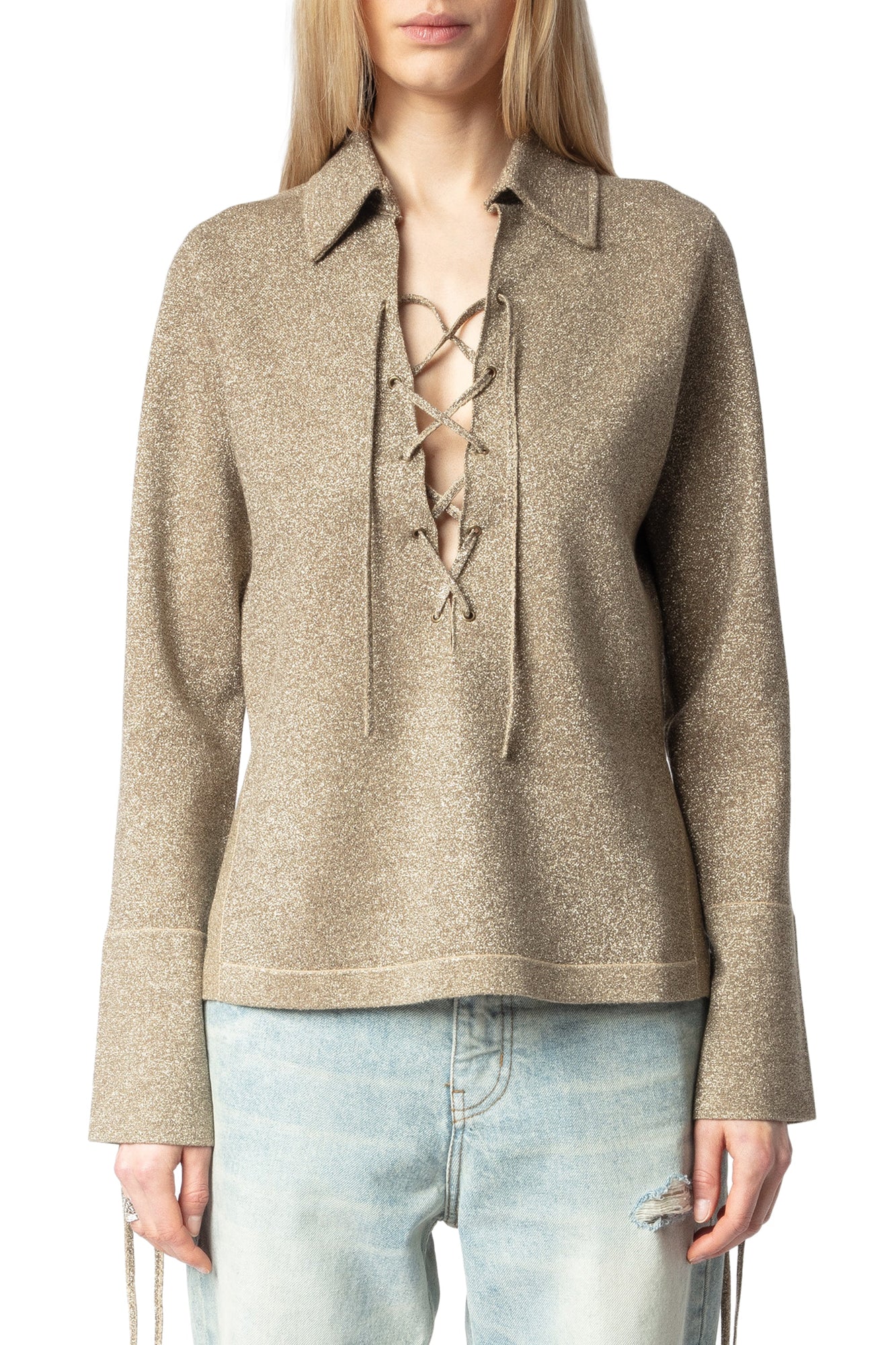 Listy VI Sweater | Gold