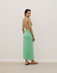 Karen Midi Skirt | Aqua