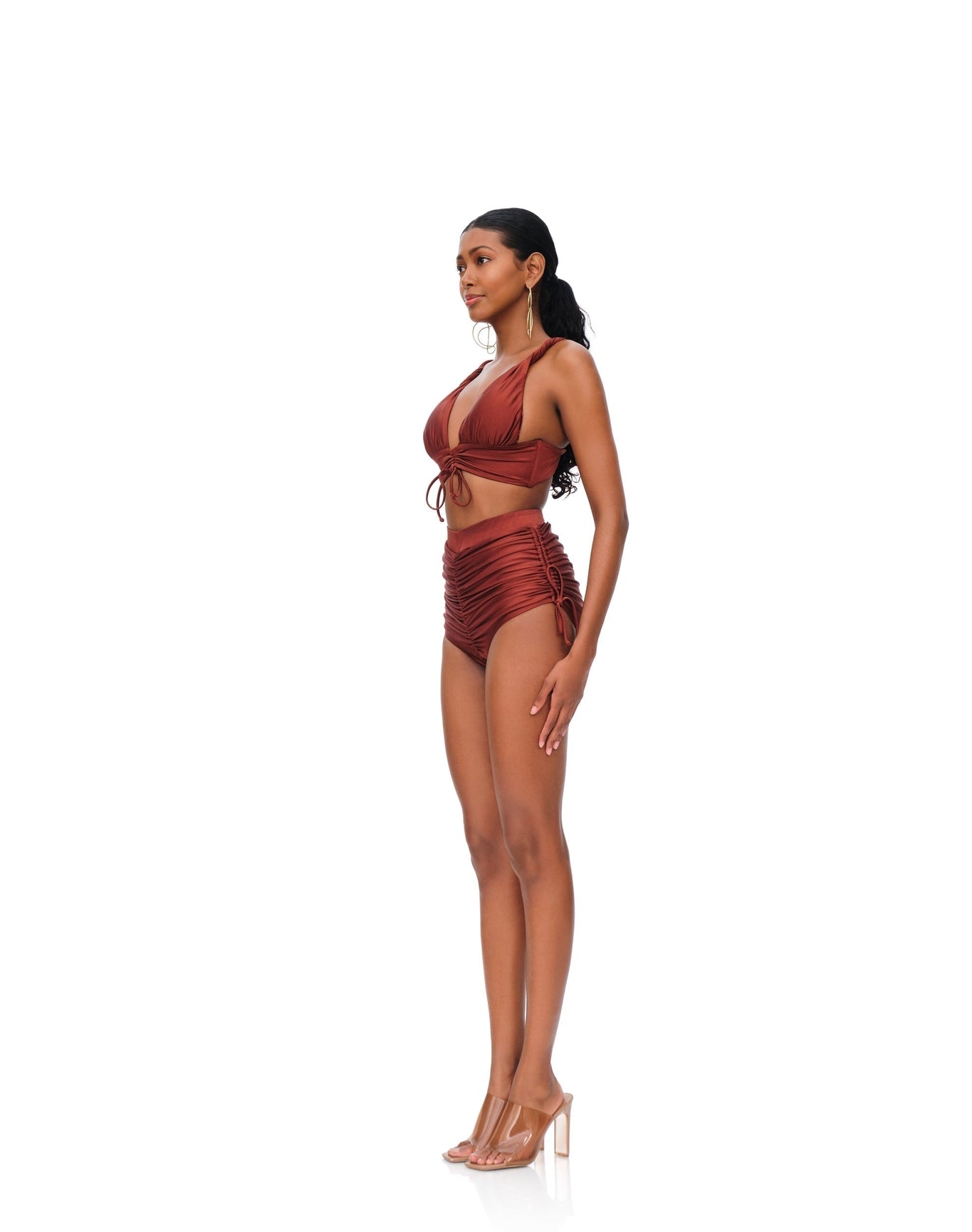 Karo Bikini Top | Chocolate