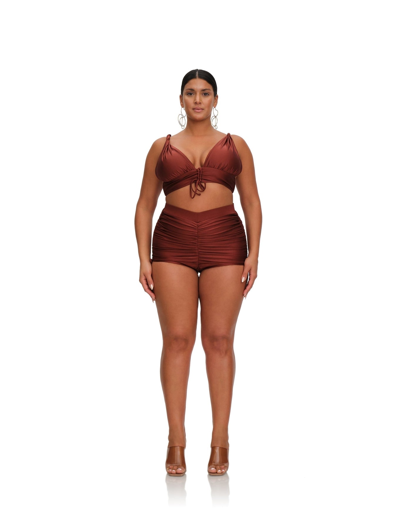 Karo Bikini Top | Chocolate
