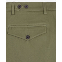 Khaki Cotton Trousers | Men | Olive Night