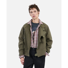 Khaki Officer-Style Jacket | Men | Olive Night