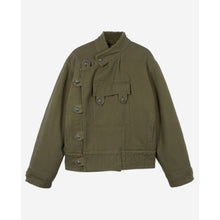 Khaki Officer-Style Jacket | Men | Olive Night