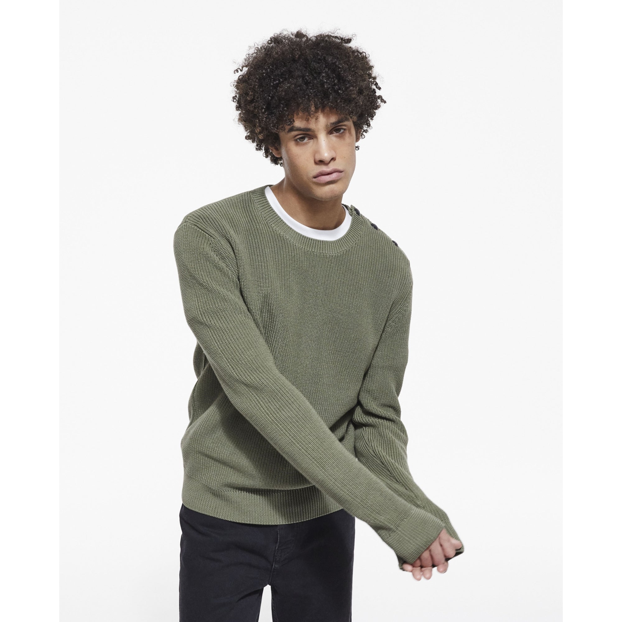 Khaki Sweater | Men | Lichen