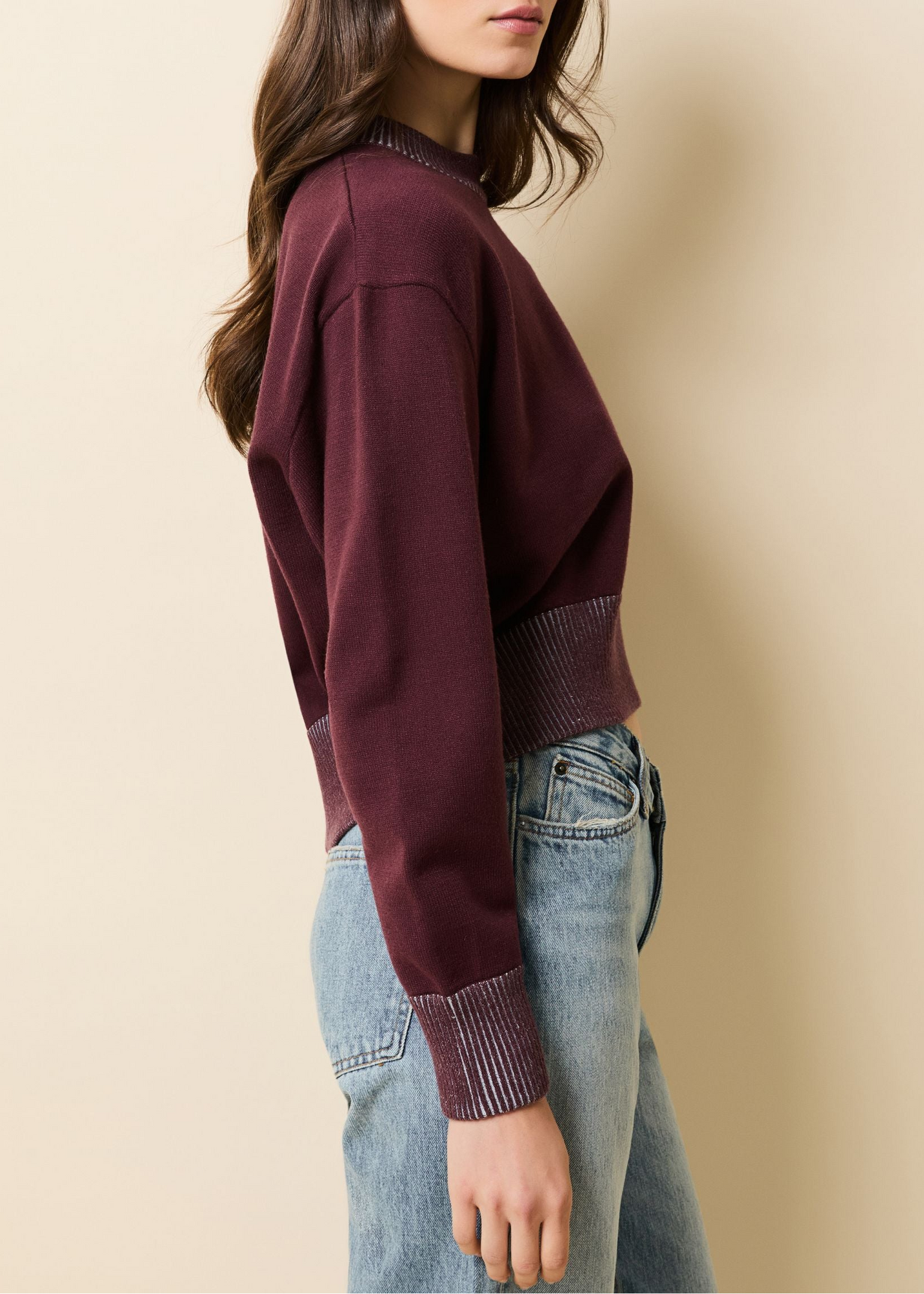 Womens | Kieran Sweater | Raisin Brown
