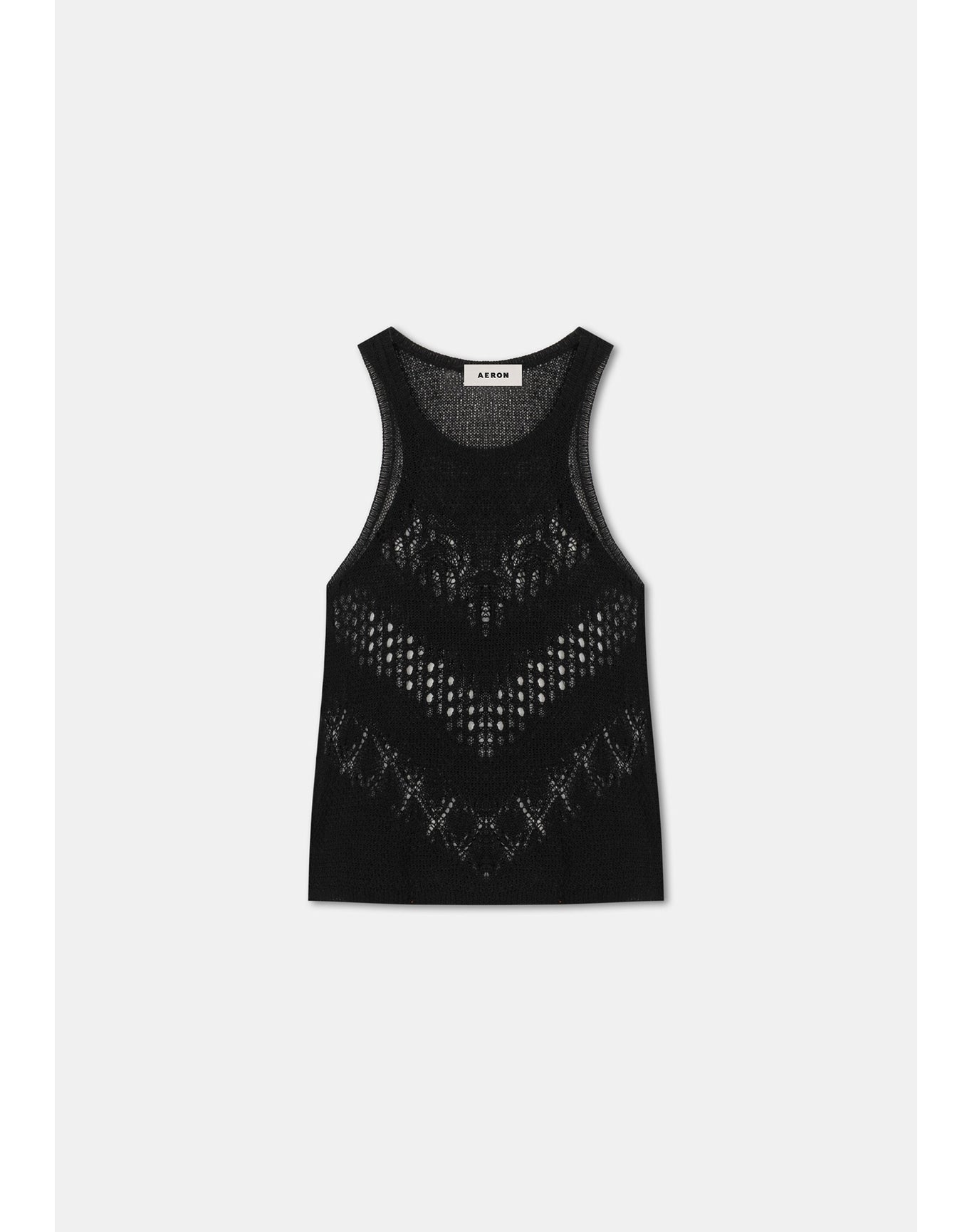 Kismet | Lace Knit Top | Black