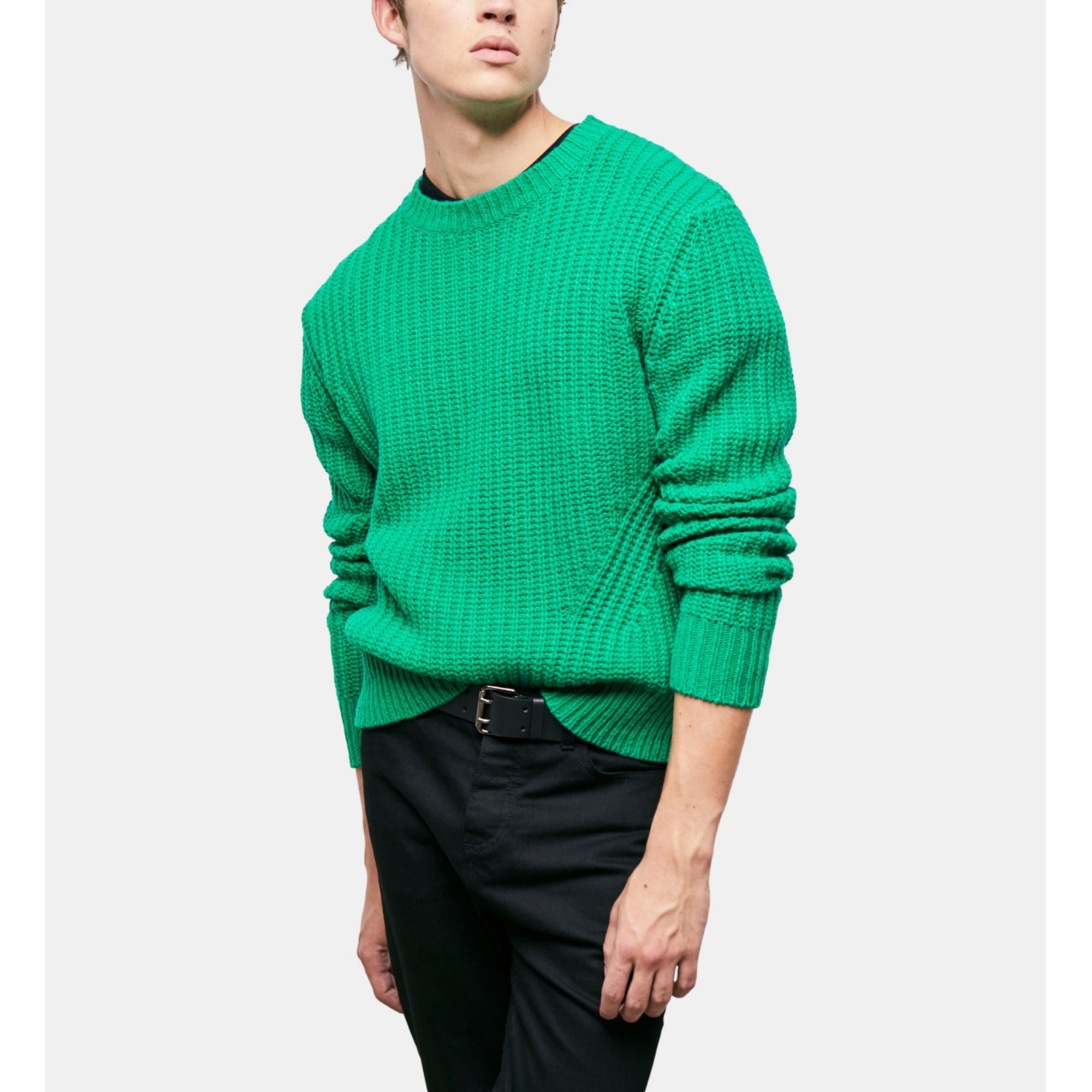 Knit Sweater | Men | Green