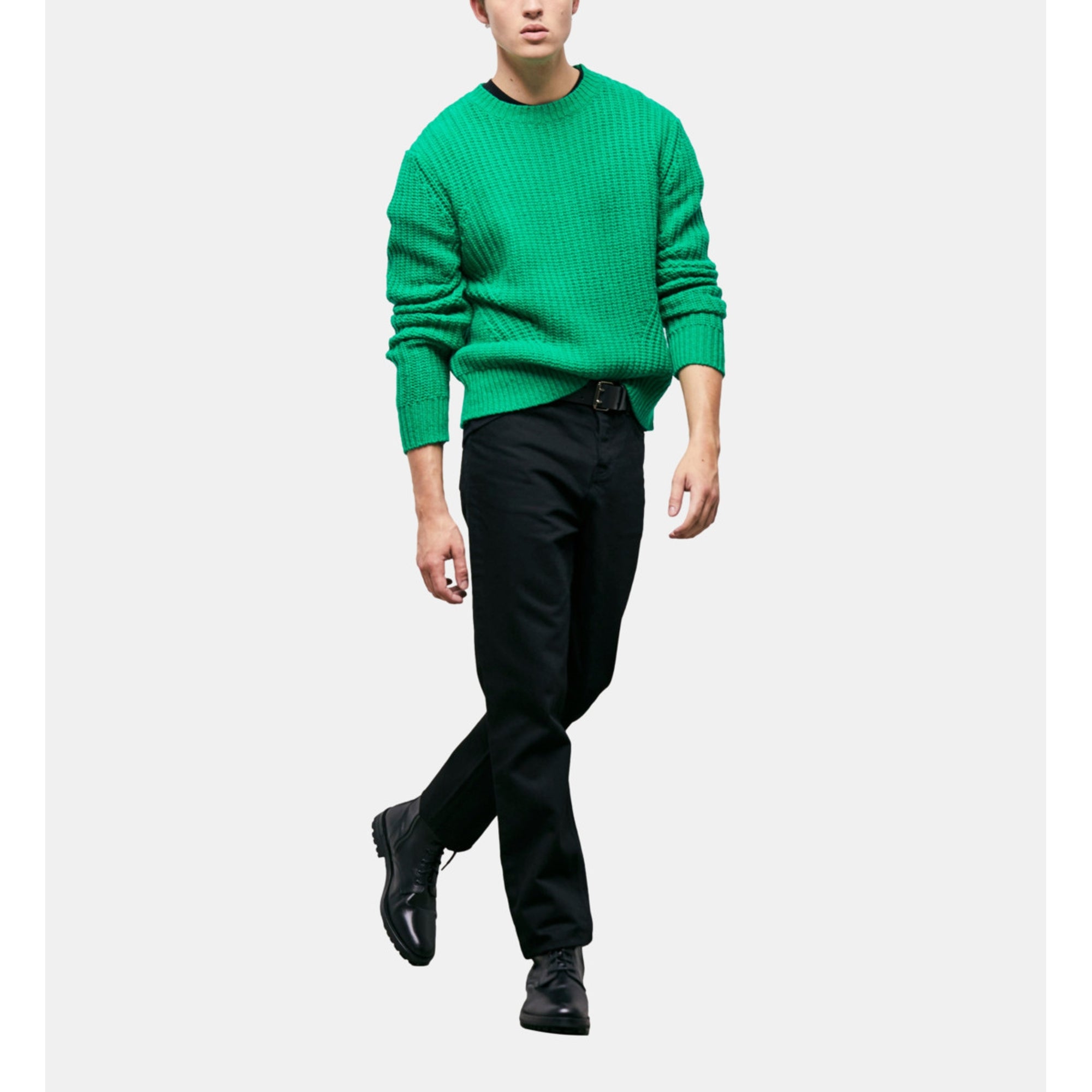 Knit Sweater | Men | Green