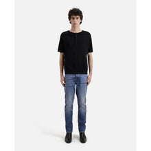 Knitted T-Shirt | Men | Black