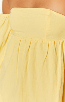Koa Long Sleeve Mini Dress | Yellow