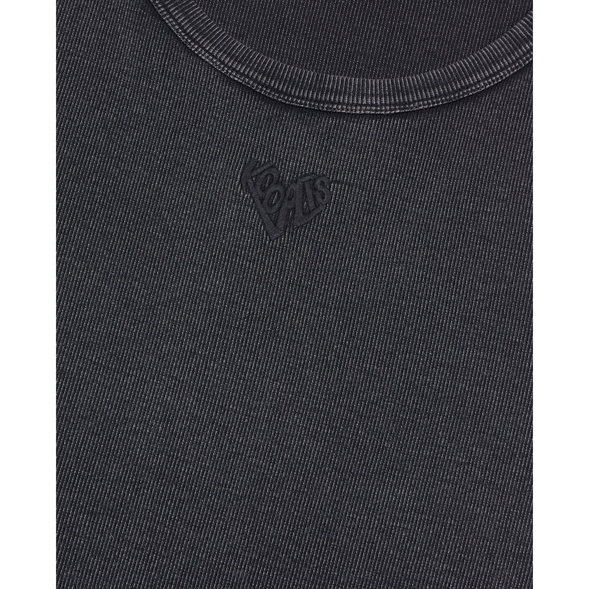 Kooples Heart Tank Top | Men | Black Washed