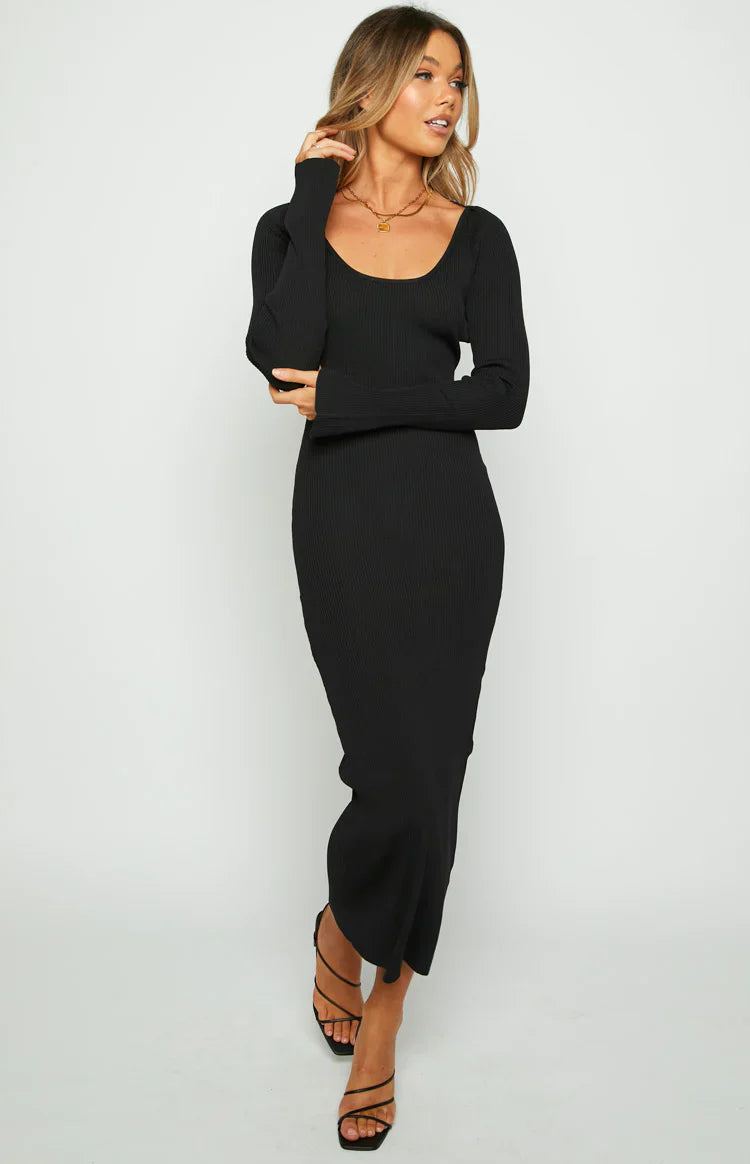 Kylie Maxi Dress | Black