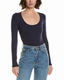 L'AGENCE | Womens | Elara Bodysuit | Navy