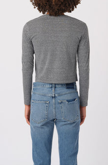 L/S Babe Tee | Heather Grey