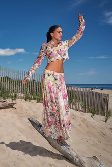 Hemant & Nandita | Charu Crop Shirt | Multicolor