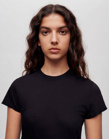 Womens | Hanes Sheer Slim Tee | Black