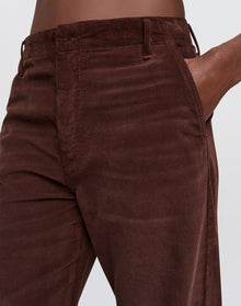 Womens | Cord Trouser | Dark Chocolate