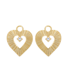 Heart Huggie Charms - Loren Hope
