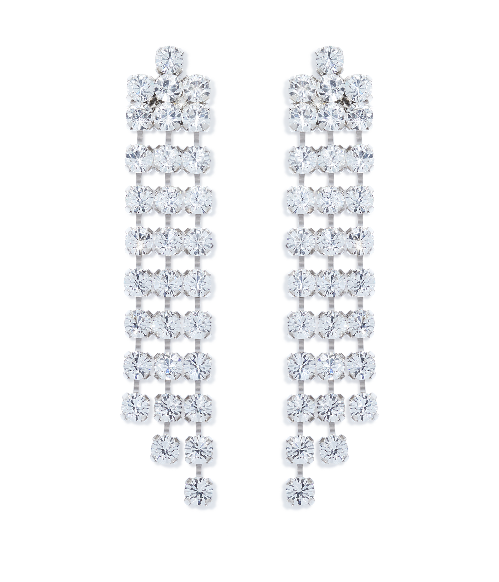 Estelle Chandelier Earrings in Crystal - Loren Hope