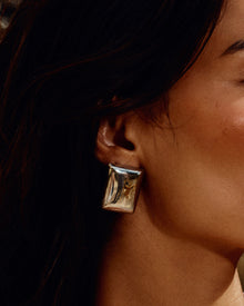 The Biarritz Studs | Silver