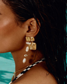 The Seychelles Statement Earrings | Silver