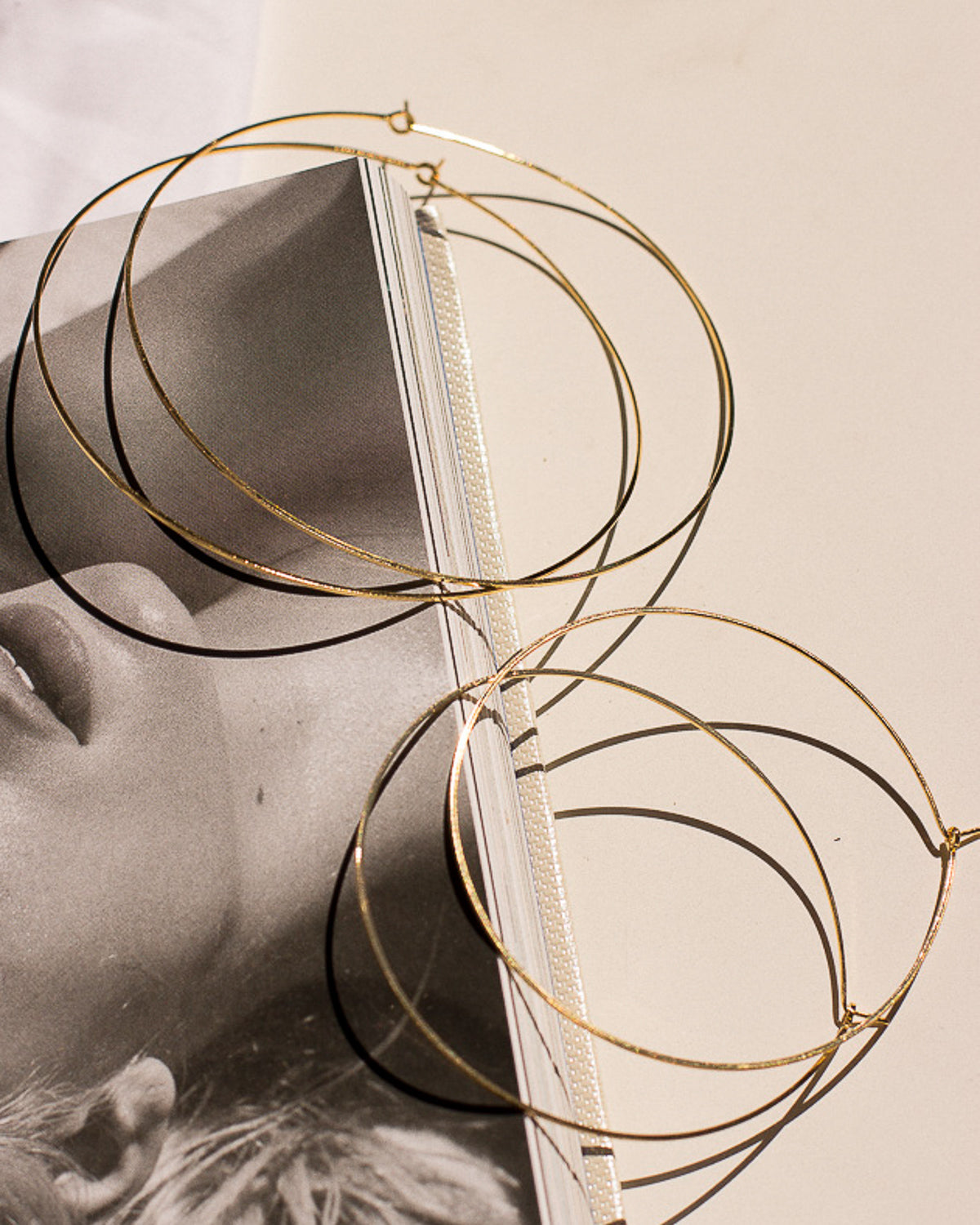 Capri Wire Hoops - Gold | Plated Gold