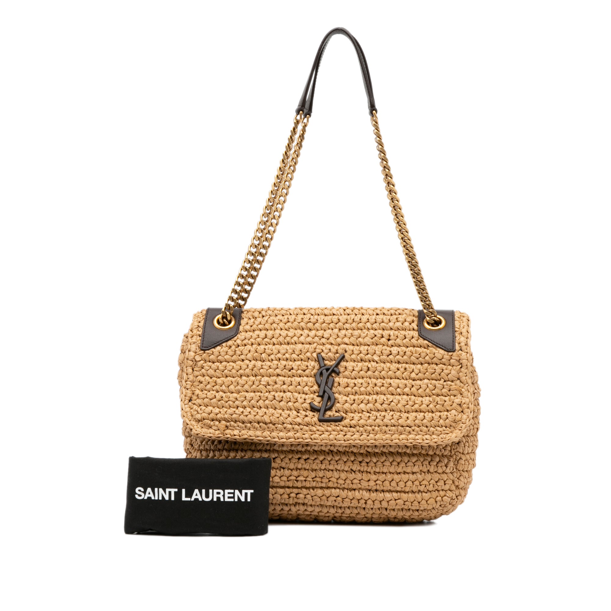 Saint Laurent Pre-Owned Niki Shoulder Bag | Women | Brown x Beige