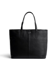 Women | Mick Wings Grained Leather | Noir